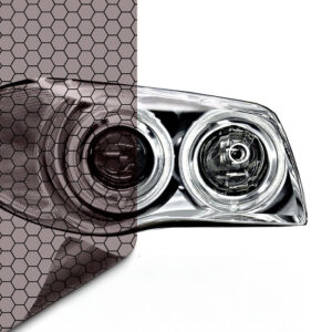 Linkfuture Honeycomb Light Smoke Air-tint Headlight Film